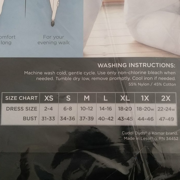 Cuddl Duds Large long sleeve black - Picture 7 of 7